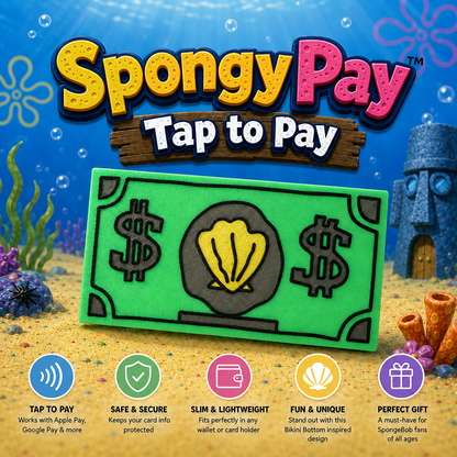 SpongyPay™ Tap to Pay Shell Dollar